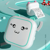 M5 Mini Cartoon Portable Bluetooth Printer Photo Thermal Printer, Blue, Pink